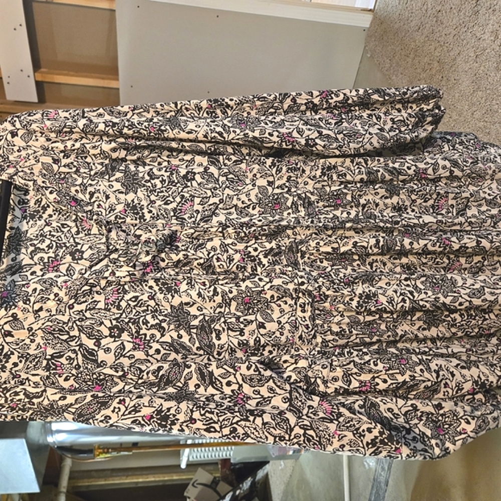 Torrid Black and Pink Floral Dress